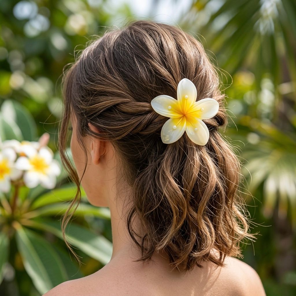 Big Araliya Flower Hair Clip – 100% Quality Trendy Fashion Accessory