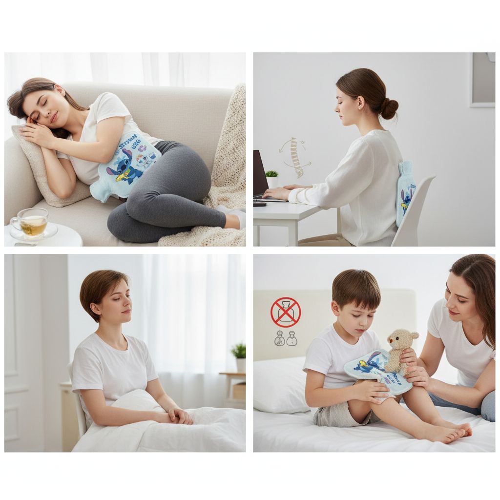 225ml Multi-Use Mini Hot Water Bag – High-Quality Relief for Period Pains